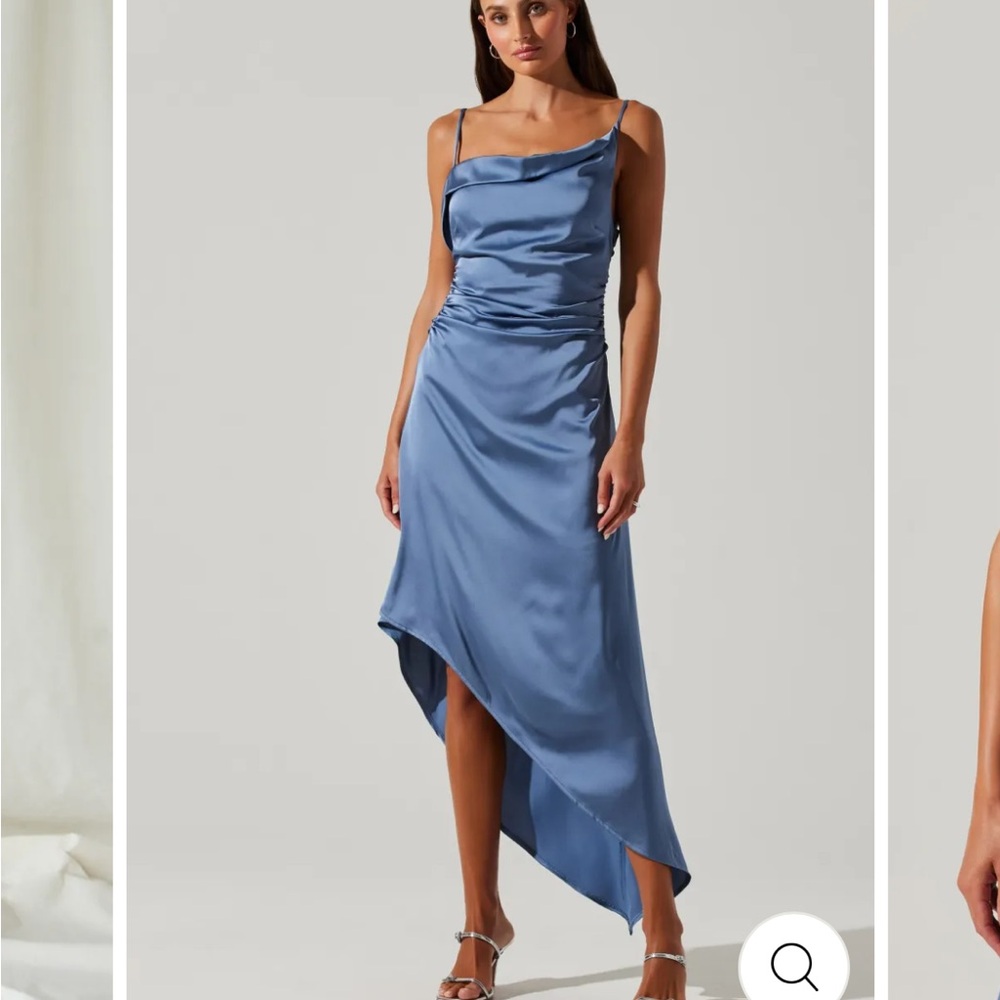 Miri cowl neck midi dress